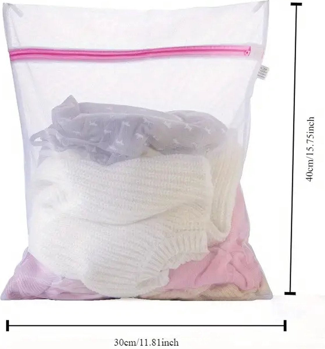 3 stuks premium Waszakken - fijnmazige waszak - 40x30cm