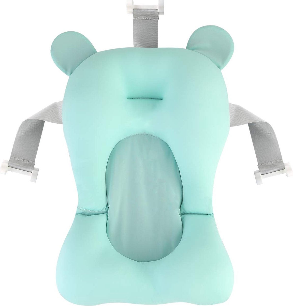 Badzitje Pad Babybadkussen Pad Badzitje Ondersteuning Net Drijvend Antislip Babybadkussen & Ligstoel Badbed voor 0-12 maanden