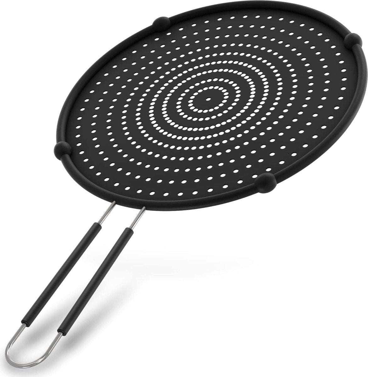 28 cm ovenveilige siliconen spatbescherming voor koekenpan