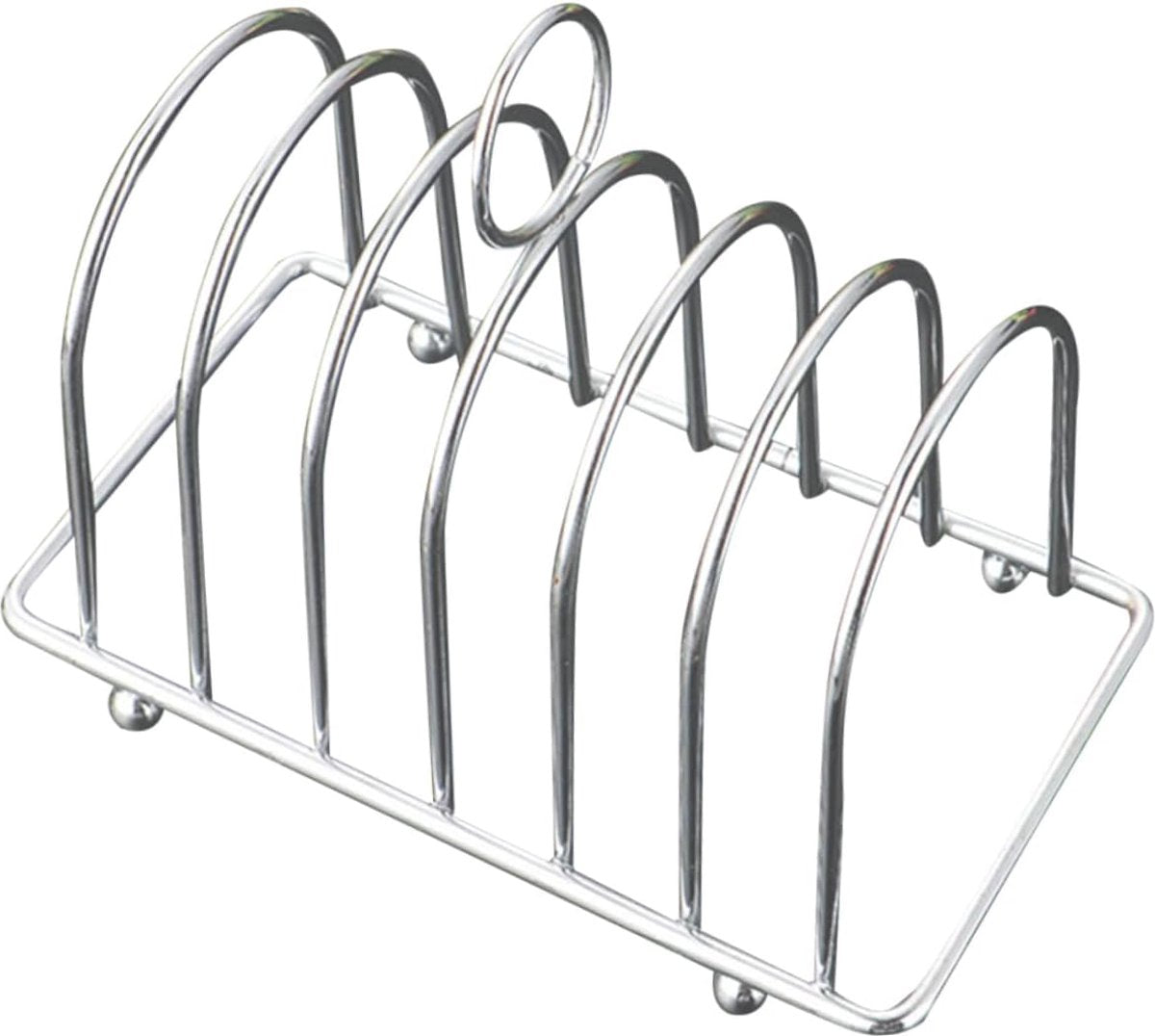 Broodstandaard Huishoudelijk gereedschap Vlechtgereedschap Roestvrijstalen luchtfriteuse Toaststandaard Roestvrijstalen metalen broodstandaard Heteluchtfriteusestandaard Tafeltoasthouder voor