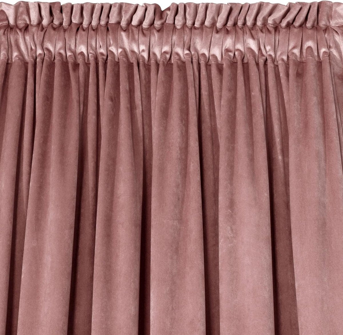 Fluwelen gordijn, met plooiband, 1 stuks, zacht, edel gordijn, 200 g/m², elegant, glad, effen, wollig, modern, klassiek, woonkamer
