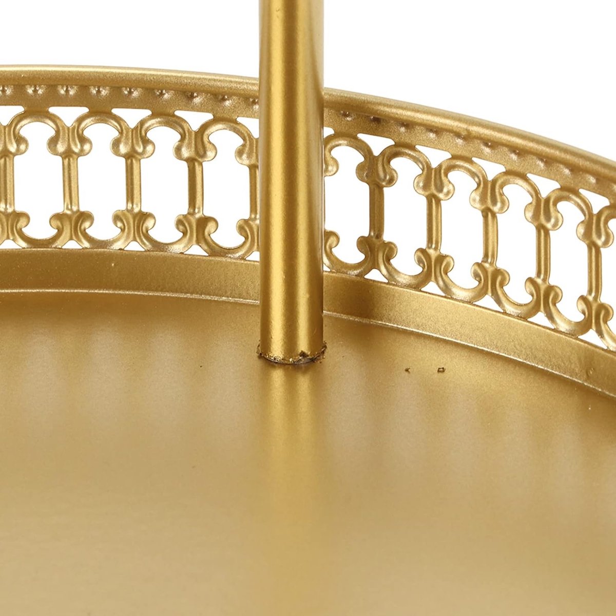 Gouden taartstandaardset, 2-laags fruitschaal met grote capaciteit, decoratieve multifunctionele cupcakestandaard voor thuisfeestkeuken