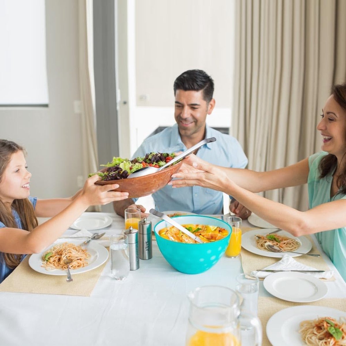 Opscheplepel groot, serveerlepel roestvrij staal groot lange handvat serveerlepel met gleuf grote lepel opscheplepel roerlepel voor partijen keuken (2 stuks) 27,6 x 5,8 cm