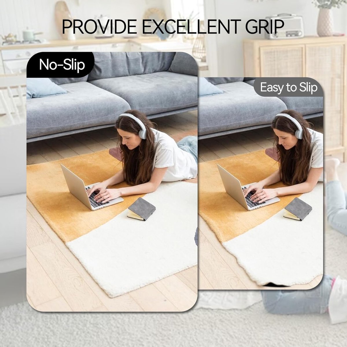 Antislipmat, 150 x 200 cm, tapijt, antisliponderlegger, tapijt, antislip onderlaag, antislip onderlaag, antislip onderlaag, voor plank, lade, auto, tapijt, zwart