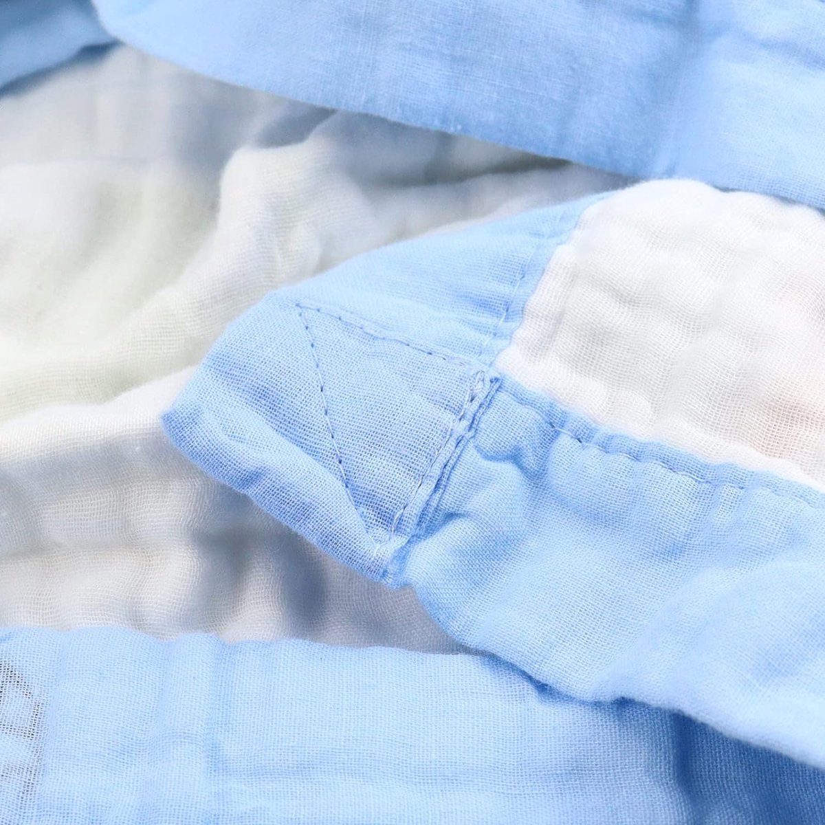 Deken 6-laags knuffeldeken baby katoen 110 x 110 cm mousseline babydeken wikkeldeken zachte deken voor badhanddoek, kinderdeken pasgeborenen unisex (neushoorns dinosaurus)