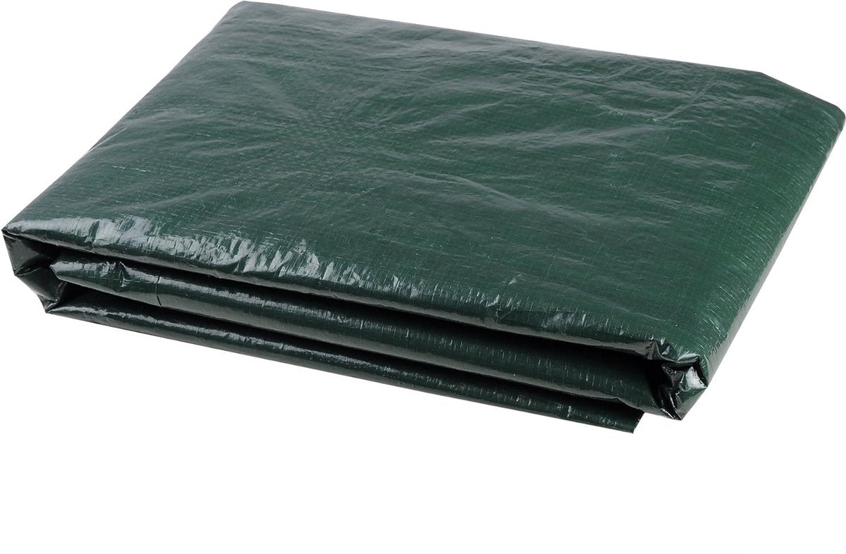 Beschermhoes voor meubelsets, 193 x 136 x 88 cm, afdekking voor tuinmeubelen, zitgroep, afdekhoes van PE, zeil, uv-bestendig, waterafstotend, winterbestendig, scheurvast, groen