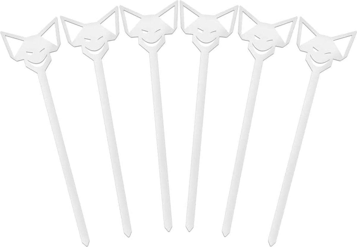 Burgerspiesen 6 stuks | Grillaccessoires van roestvrij staal | Made in Germany