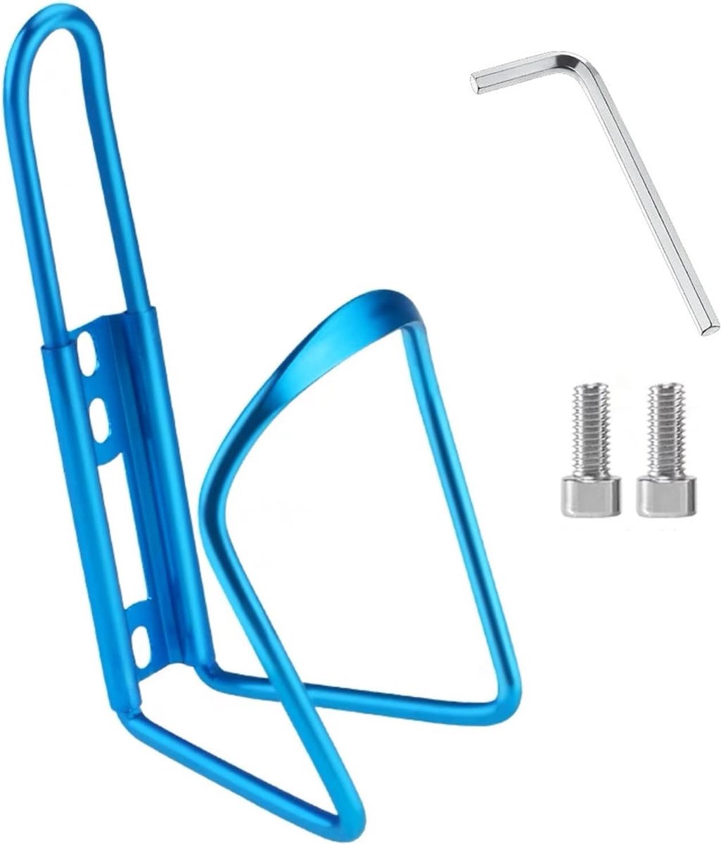 1 stuks lichtgewicht bidonhouder, ultralichte fietsbekerhouder, sportfietsfleshouder, fietsbekerhouder voor e-bikes, trekkingfietsen, racefietsen, mountainbikes (blauw).