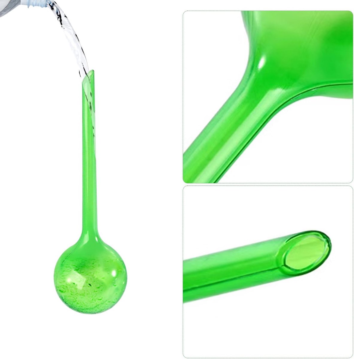 12 stuks bewateringsballen, automatisch bewateringsapparaat, automatisch bewateringssysteem voor planten, hulpmiddel bij het bewateren van bloempotten, voor groenten, potplanten, bloemen (13 x 5 cm)