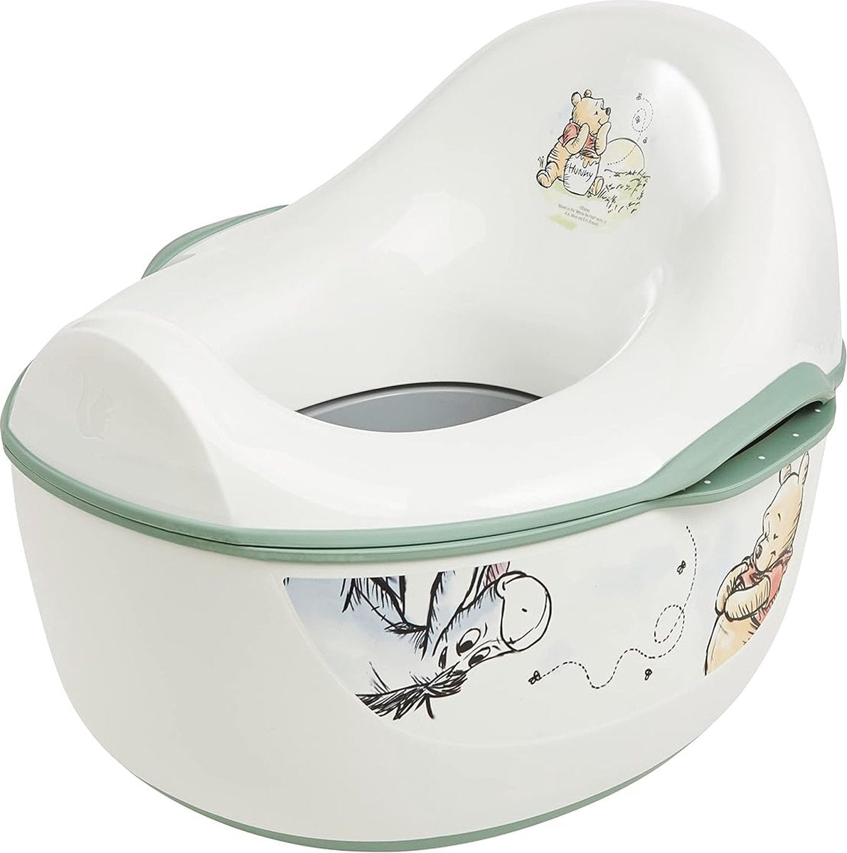babypot deluxe 4in1, potje + toiletbril + kruk + dispenser voor vochtige doekjes, vanaf ca. 18 maanden tot ca. 4 jaar, Kasimir, wit