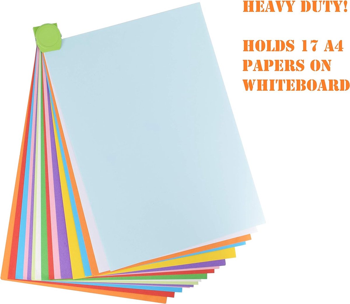 16 stuks veelkleurige magnetische metalen klemmen, koelkast whiteboard muur magnetische memo opmerking clip