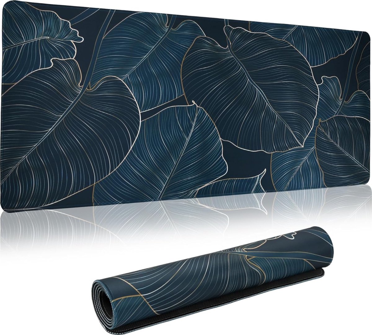 Bureaumat, muismat, grote gaming-muismat, 900 x 400 mm, XXL-muismat met motief - verbetert de precisie en snelheid, antislipcomfort, tafelmat voor muis, toetsenbord (blad)