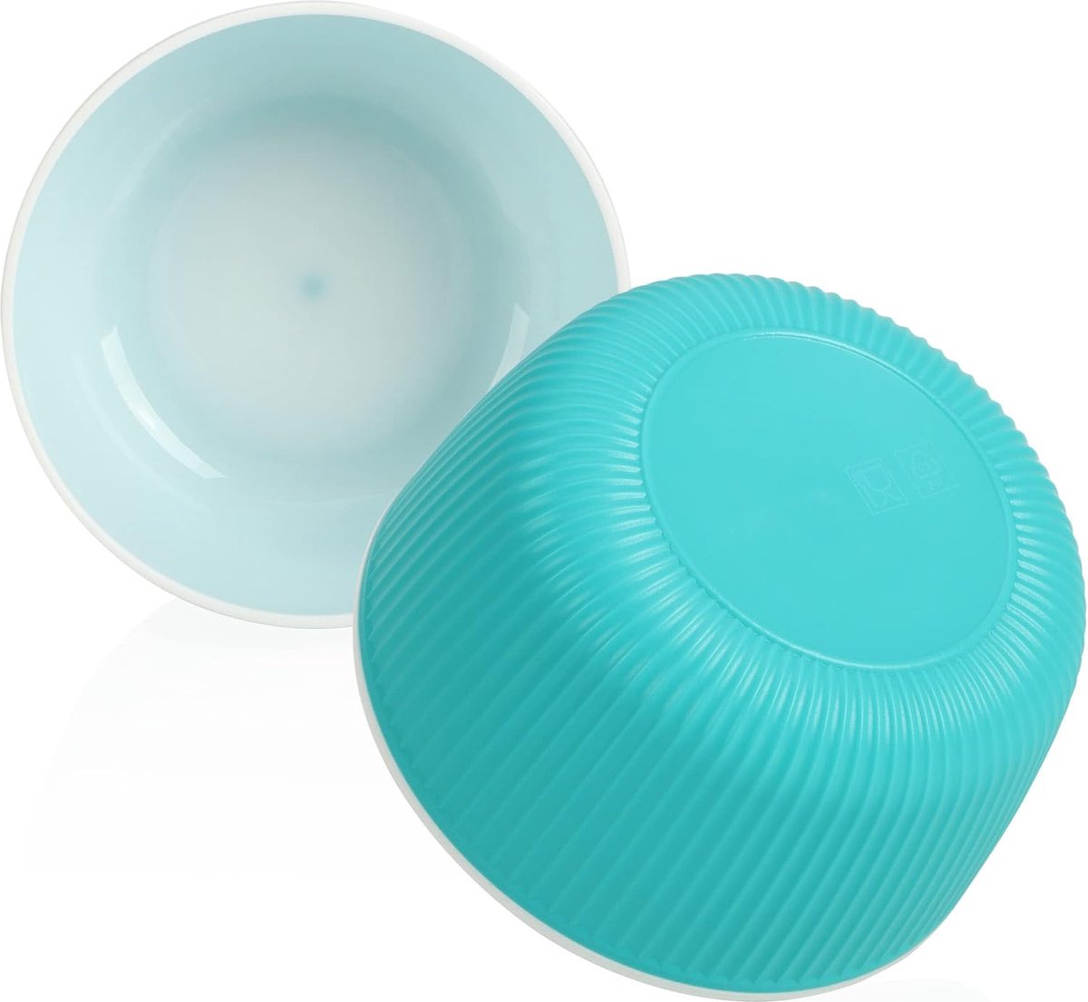 5 x ontbijtgranenschalen - kunststof snackkom - herbruikbare container vaatwasmachinebestendig - slakommen voor de tuin - onbreekbare kommen [selectie varieert] (5 stuks - ontbijtgranenkom - kleurrijk)