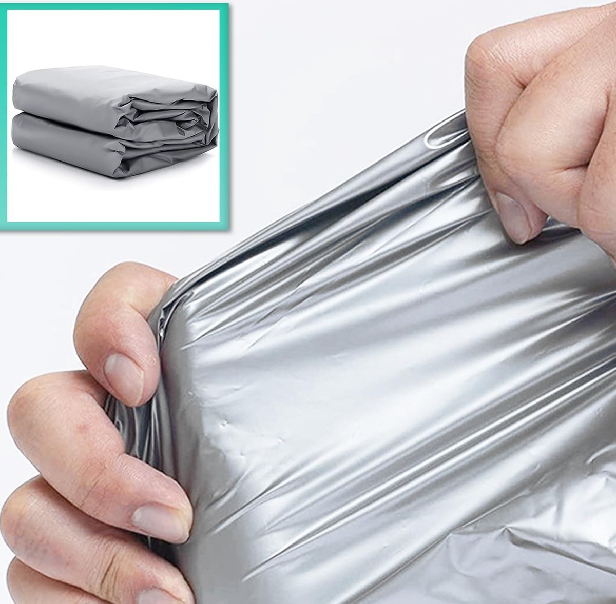 Universele auto-SUV-hoes, geschikt voor alle soorten grote auto's zoals SUV's, 4x4 bestelwagens, minivanfamilies, PEVA-materiaal, grote autohoes