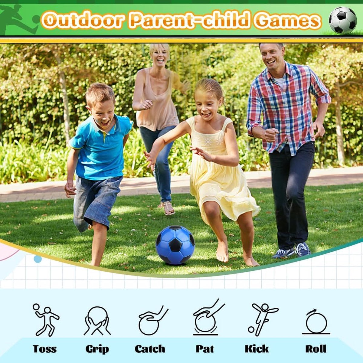 13 cm grote schuimrubberen mini-voetballen voor kinderen en volwassenen, zacht, modderig, langzaam stijgend voetbaldoel speelgoed voor doelsets, zwembad-waterballen, indoor, outdoor, sportcadeau