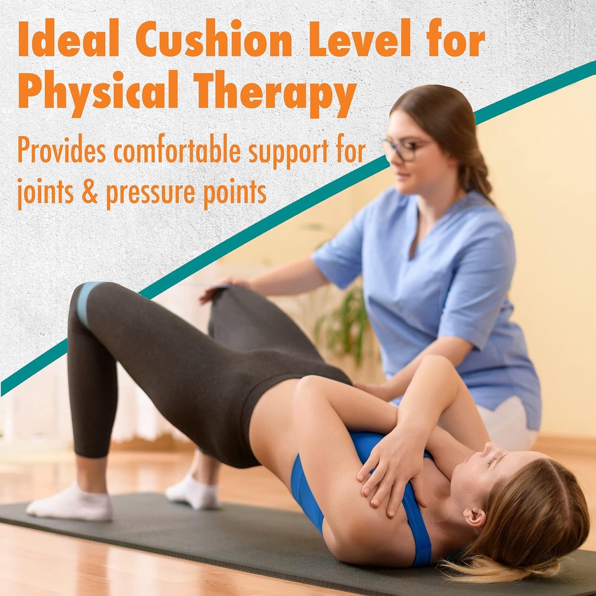 Fitnessmat - Dikke premium yogamat - 183 cm lengte x 60 cm breedte x 1,2 cm (12 mm) - Multifunctioneel gebruik - Perfect voor yoga, pilates, gym, sit-ups en stretching.