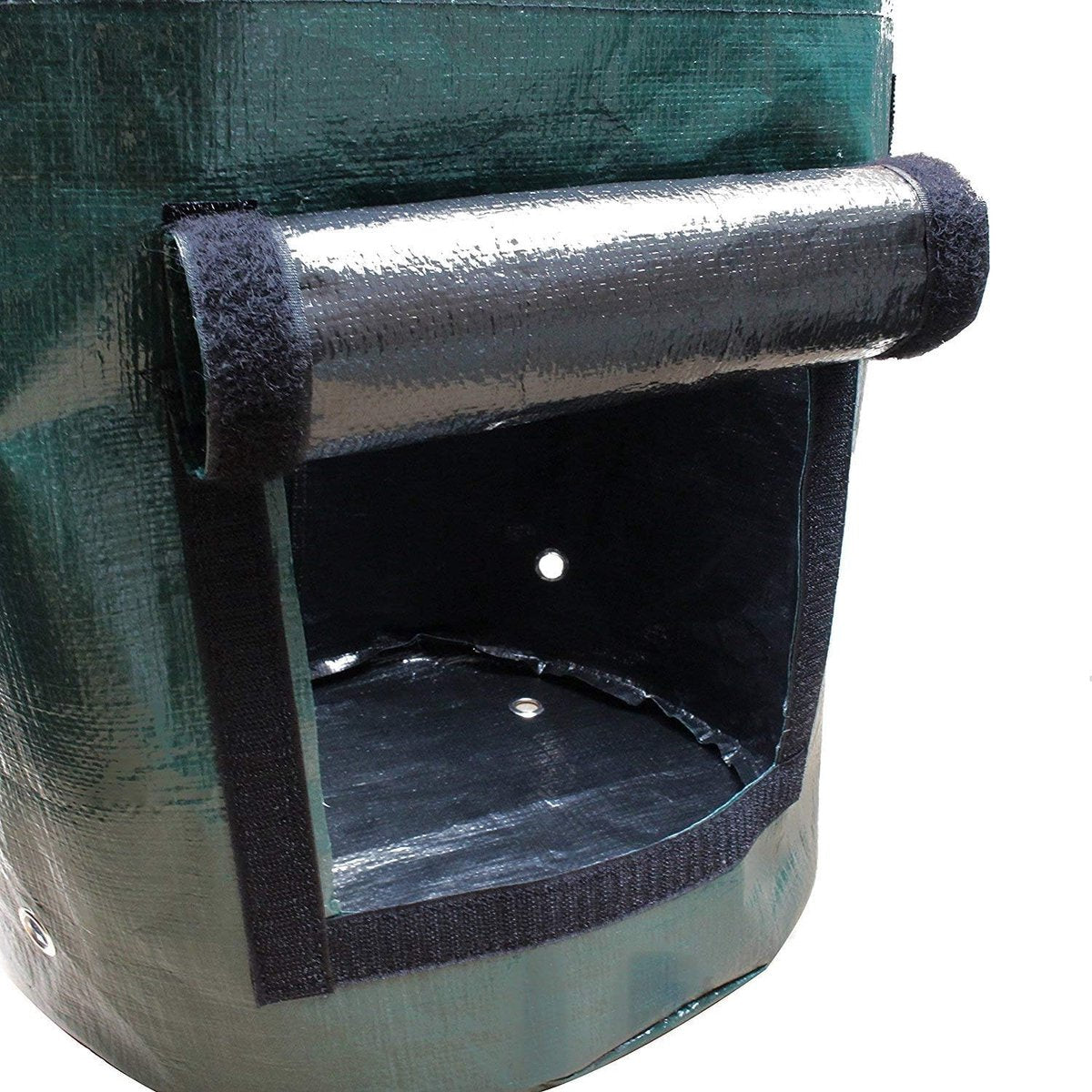 Aardappelkweekzak, 35 x 45 cm, duurzame stof, 10 liter plantenpotten met klep en handvat, 55 liter, 2 stuks