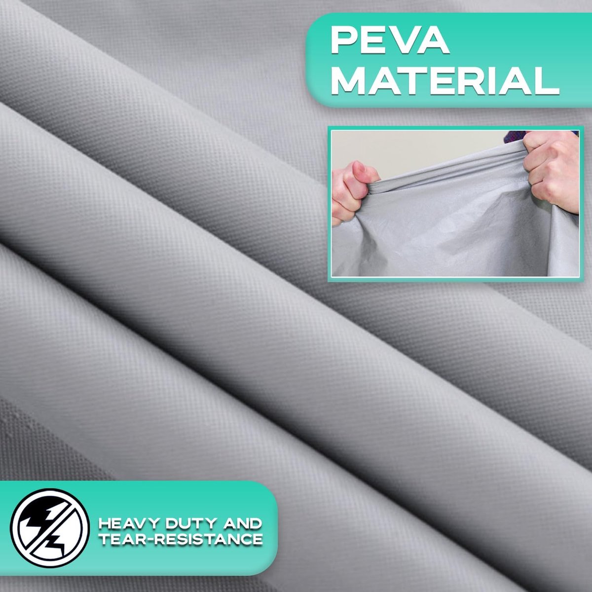 Universele auto-SUV-hoes, geschikt voor alle soorten grote auto's zoals SUV's, 4x4 bestelwagens, minivanfamilies, PEVA-materiaal, grote autohoes