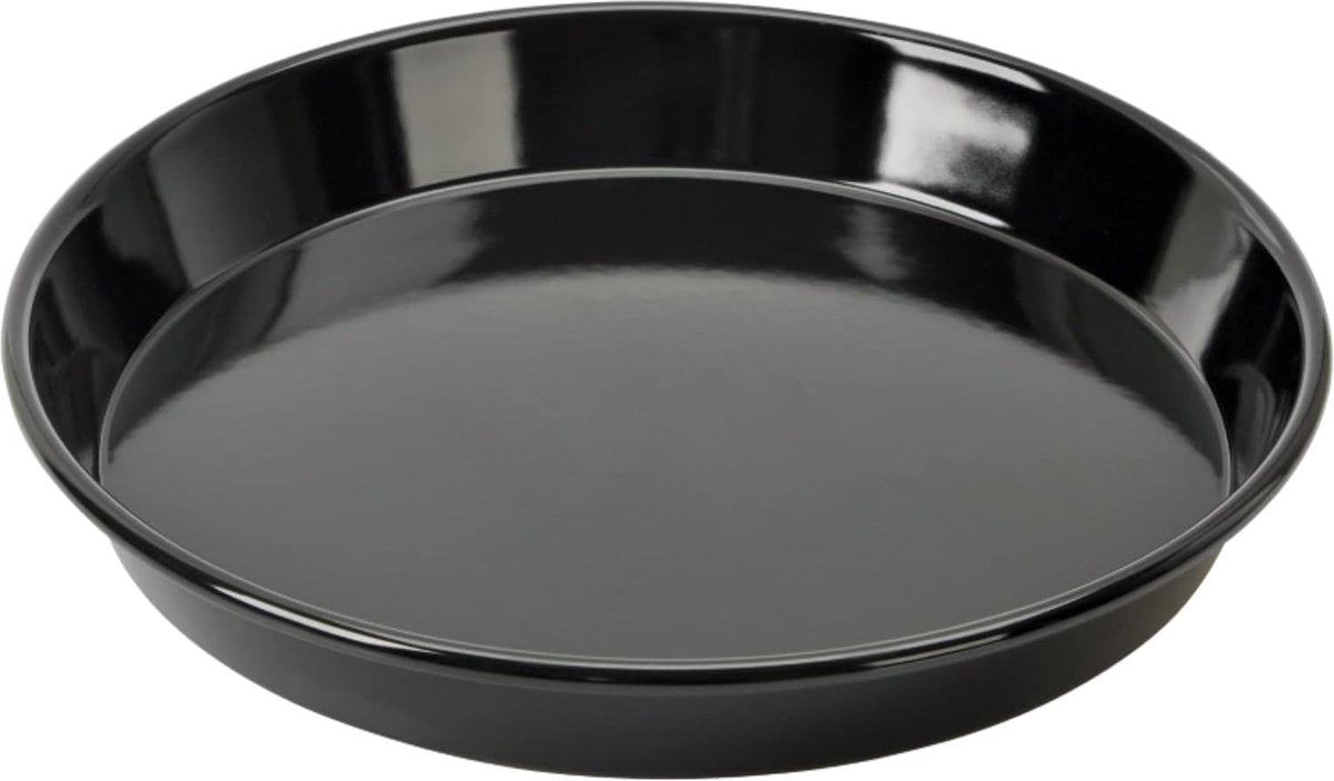 bakplaat rond 28 cm antiaanbaklaag snijbestendig geëmailleerd afwasmachinebestendig maatvast