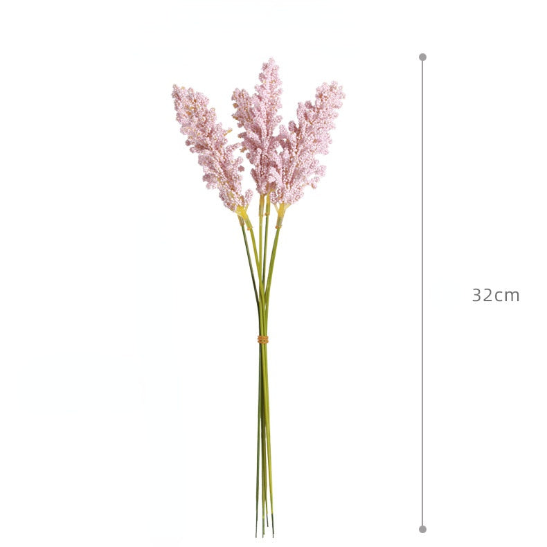 32cm 6pcs/Bundle Artificial Plastic Wheat Ears Bouquet for DIY Hogar Decorations