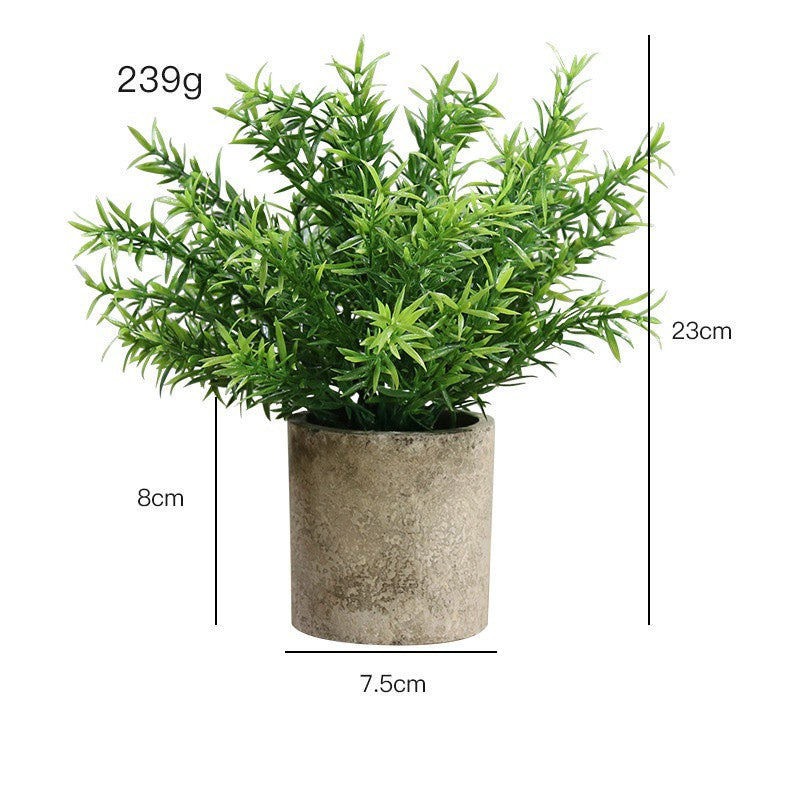 Small Potted Artificial Plants Plastic Fake Greenery Faux Plants in Pots for Rustic Hogar Office Desk Farmhouse Bathroom Kitchen Indoor Decoración