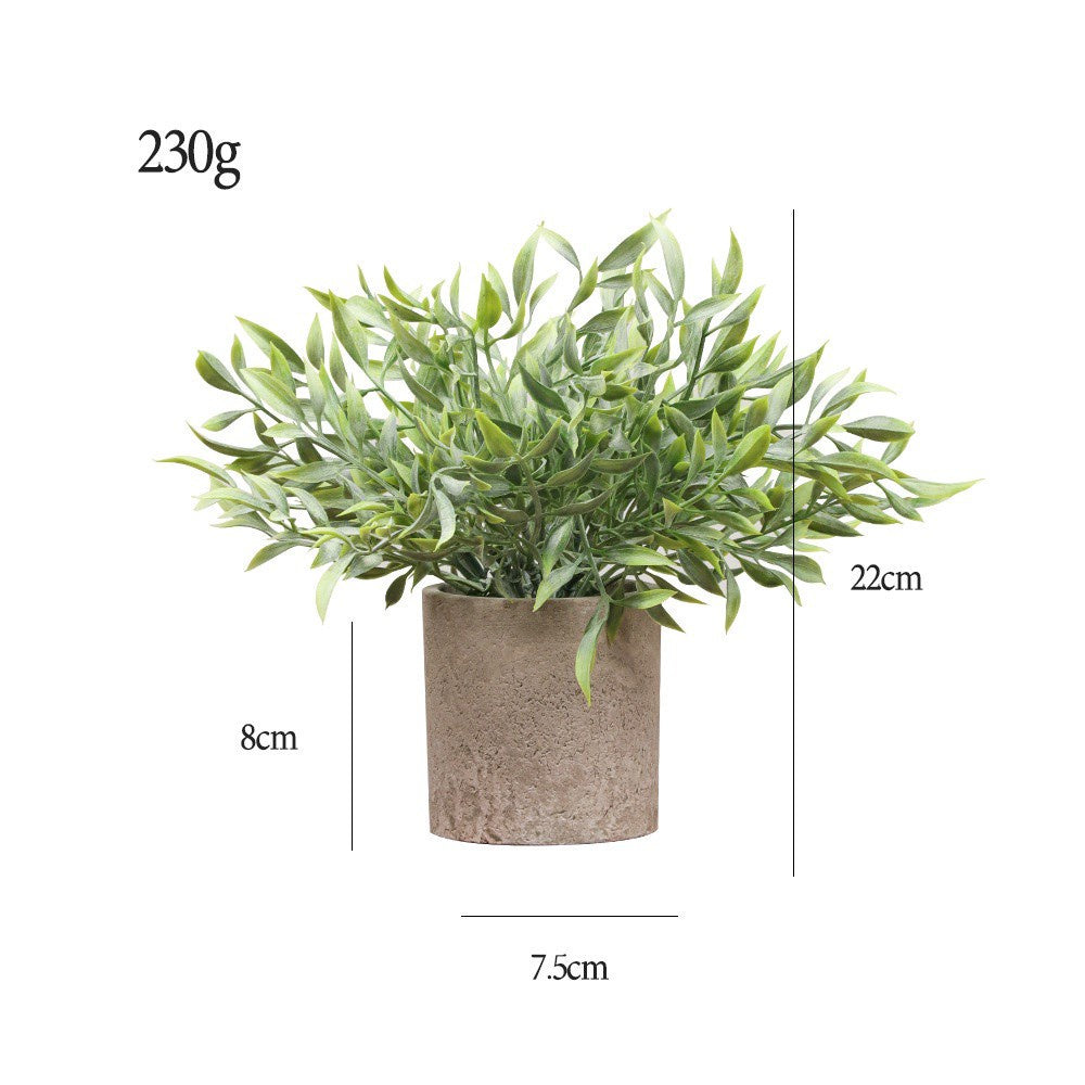 Small Potted Artificial Plants Plastic Fake Greenery Faux Plants in Pots for Rustic Hogar Office Desk Farmhouse Bathroom Kitchen Indoor Decoración