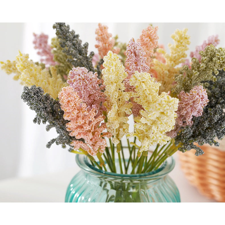 32cm 6pcs/Bundle Artificial Plastic Wheat Ears Bouquet for DIY Hogar Decorations
