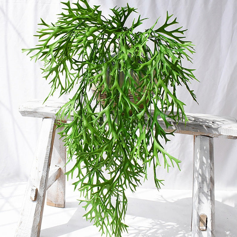 Artificial Colgante Leaf Plants, for Christmas Decorations Fake Vines Plastic Ivy Greenery Garland Faux Vine Outdoor Indoor Hogar Jardín Party Wedding DIY Bedroom Pared Decoración