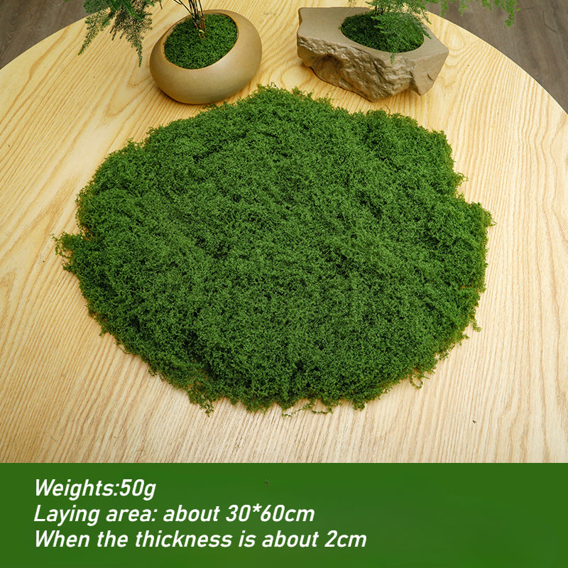 Fake Verde Moss for Potted Plants,Moss Decoración Artificial Faux Moss for Crafts Preserved Moss for DIY Decorative Moss Table Centerpieces Decoración Fairy Jardín Floral Wedding
