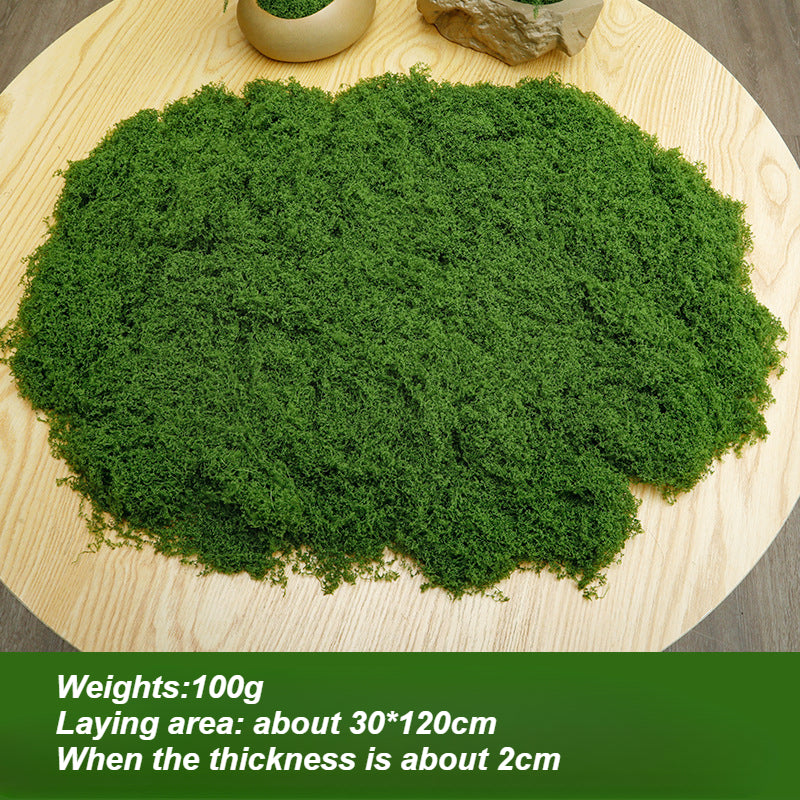 Fake Verde Moss for Potted Plants,Moss Decoración Artificial Faux Moss for Crafts Preserved Moss for DIY Decorative Moss Table Centerpieces Decoración Fairy Jardín Floral Wedding