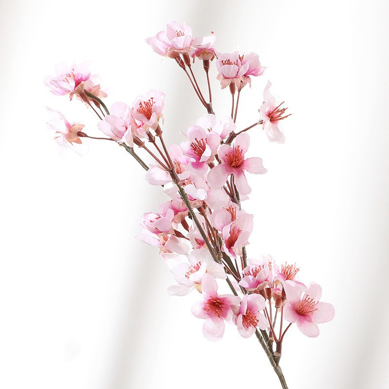 Artificial Flower Bouquet Silk Peach Blossom Fake Flowers Artificial Planta Decorative Flowers Hogar Decoración Wedding Decoración