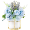 Faux Flowers in Vase Fake Silk Flower Arrangements with Vase Artificial Fake Planta Faux Wildflowers Arrangements in Vase Centerpiece Hogar Decoración for Wedding