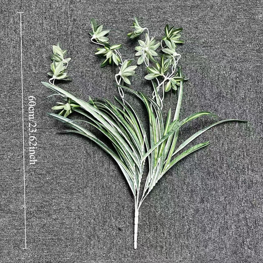 Artificial Spider Planta, Silk Faux Chlorophytum Comosum Fake Spider Colgante Planta Decoración for Outdoor Indoor Hogar Jardín Office Decoreation