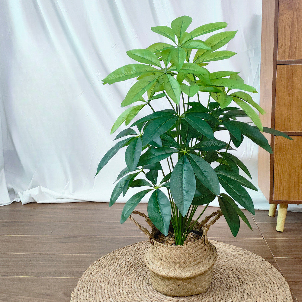 Lucky Artificial Money Tree Planta  Fake Tree - Large Faux Plants Lifelike Branches & Foliage - Artificial Plants Indoor for Hogar Office Living Room Decoración