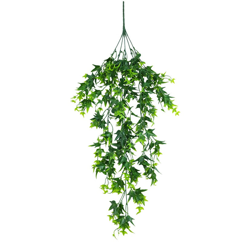 Fake Colgante Maple Planta Plastic Vine Pared Decoración Fake Ivy Vine Simulation Colgante Rattan Artificial Trailing Leaves Plants Decoración Artificial Rattans Chandelier