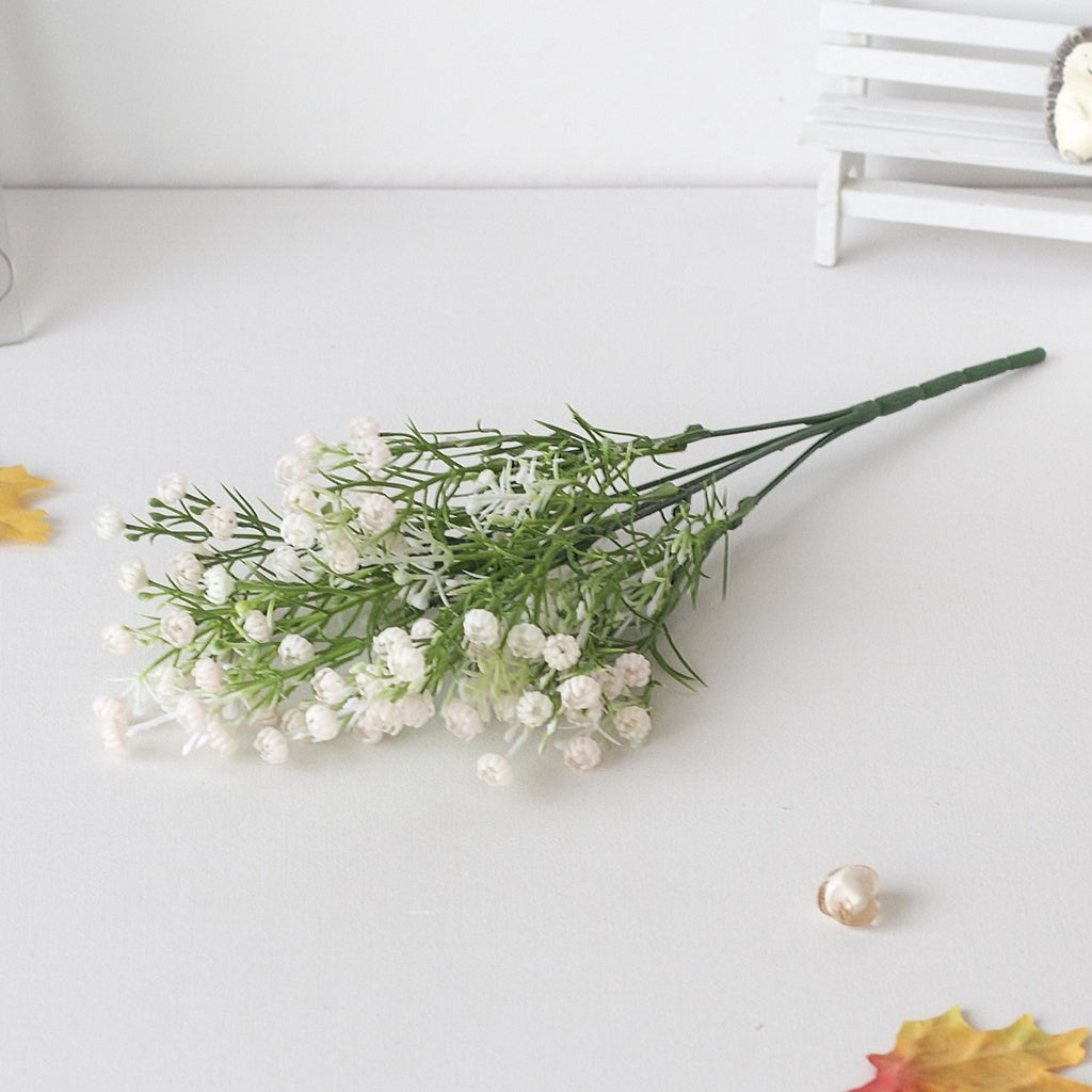 Babys Breath Gypsophila Artificial Flowers Bouquets Real Touch Fake Silk Flowers for Hogar Office Bedroom Festival Wedding