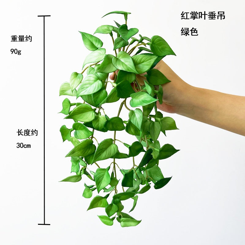 Mini Artificial Trailing Ivy pothos Planta Verde Faux Ivy Planta| Shelf Decoración Hogar Decoración Fake Planta