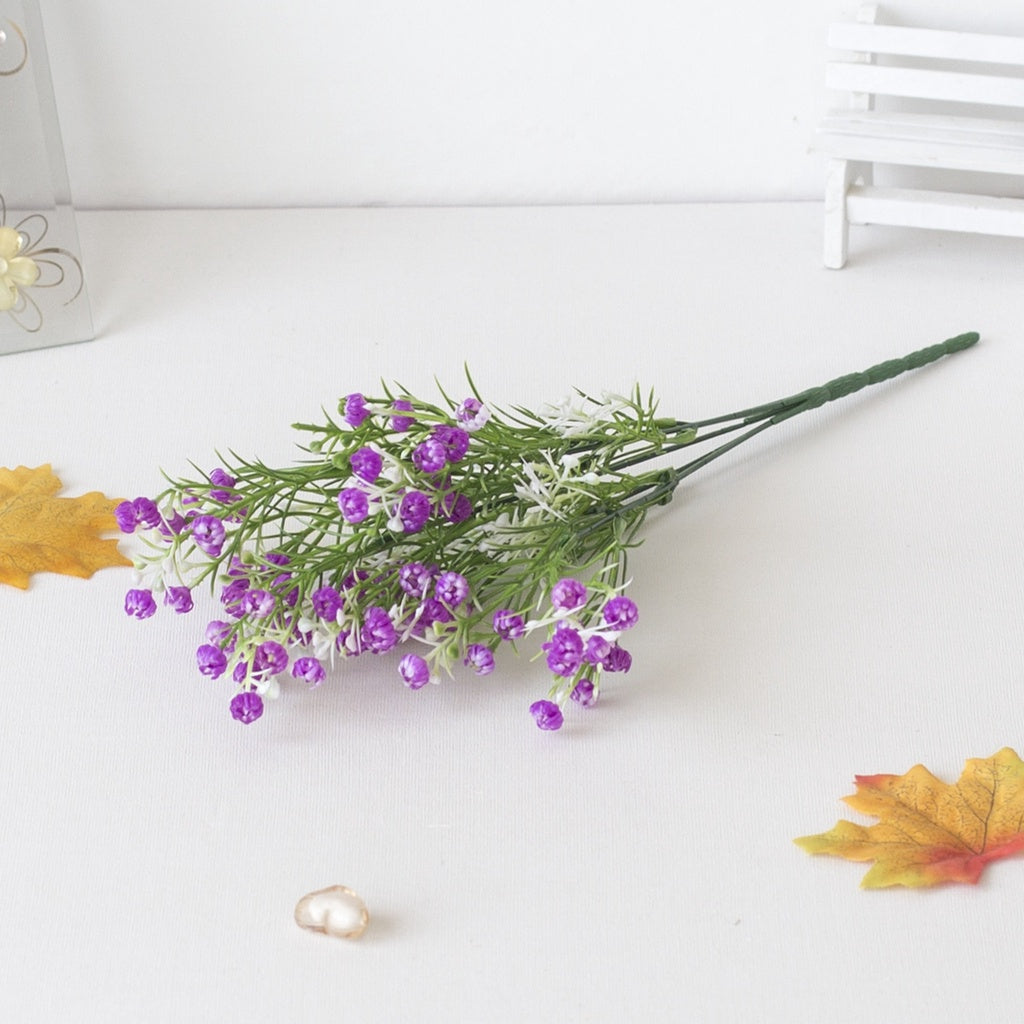 Babys Breath Gypsophila Artificial Flowers Bouquets Real Touch Fake Silk Flowers for Hogar Office Bedroom Festival Wedding