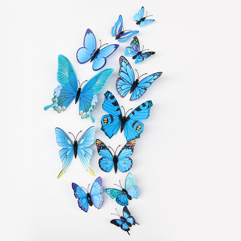 3D Butterfly Pared Decoración, 4 Styles Butterfly Pared Decals Removable Mural Stickers Butterfly Decorations for Hogar Room Bedroom Nursery Decoración