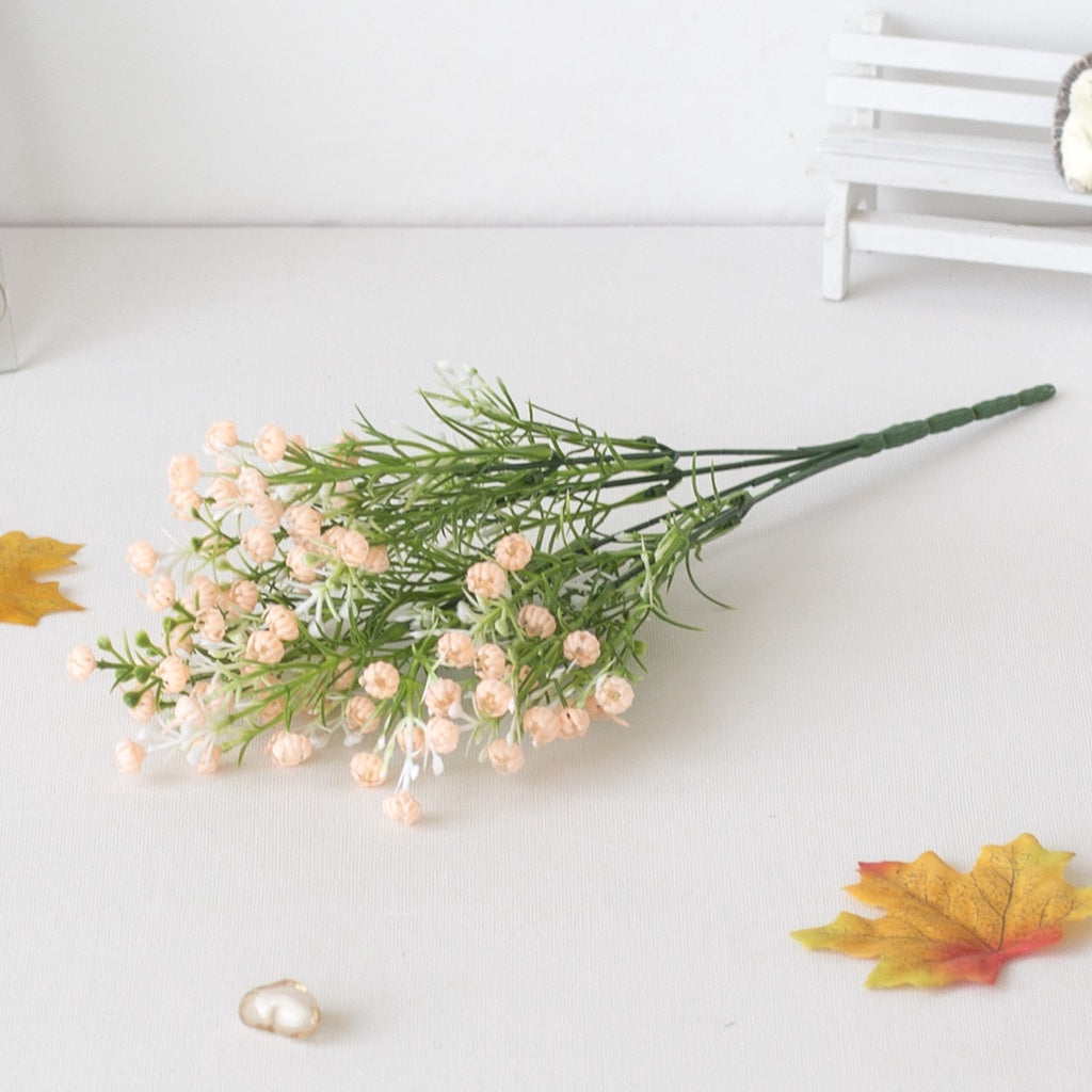 Babys Breath Gypsophila Artificial Flowers Bouquets Real Touch Fake Silk Flowers for Hogar Office Bedroom Festival Wedding