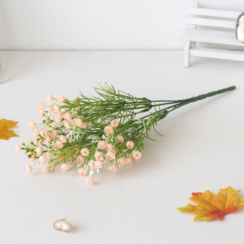 Babys Breath Gypsophila Artificial Flowers Bouquets Real Touch Fake Silk Flowers for Hogar Office Bedroom Festival Wedding