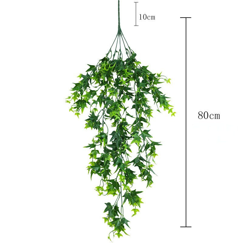 Fake Colgante Maple Planta Plastic Vine Pared Decoración Fake Ivy Vine Simulation Colgante Rattan Artificial Trailing Leaves Plants Decoración Artificial Rattans Chandelier
