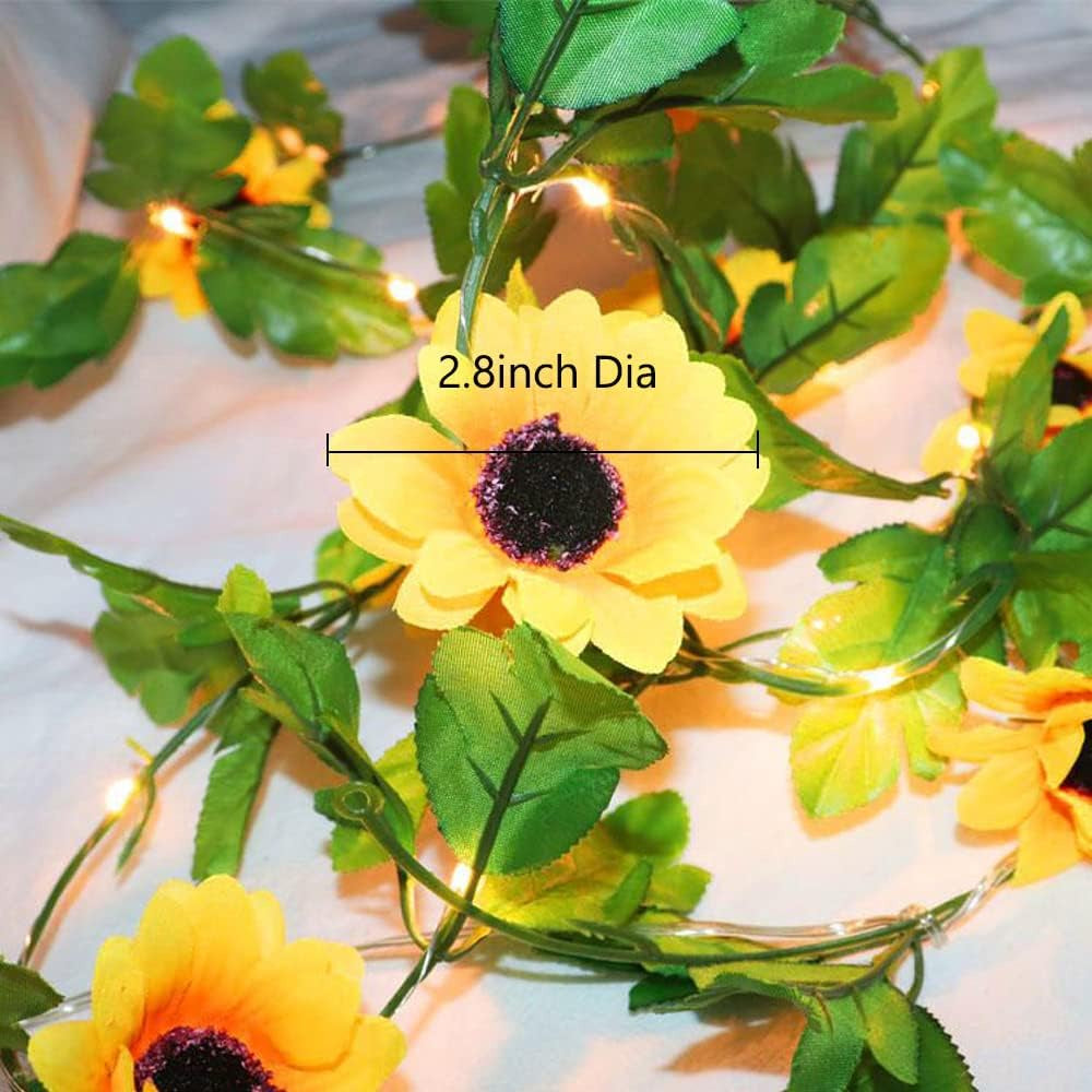 20 LED Ivy String Lights,Fake Ivy Vine String Lights,Artificial Ivy Garland with Lights Colgante Greenery Leaf Plants for Hogar Kitchen Jardín Office Pared Decoración Wedding Party Decoración