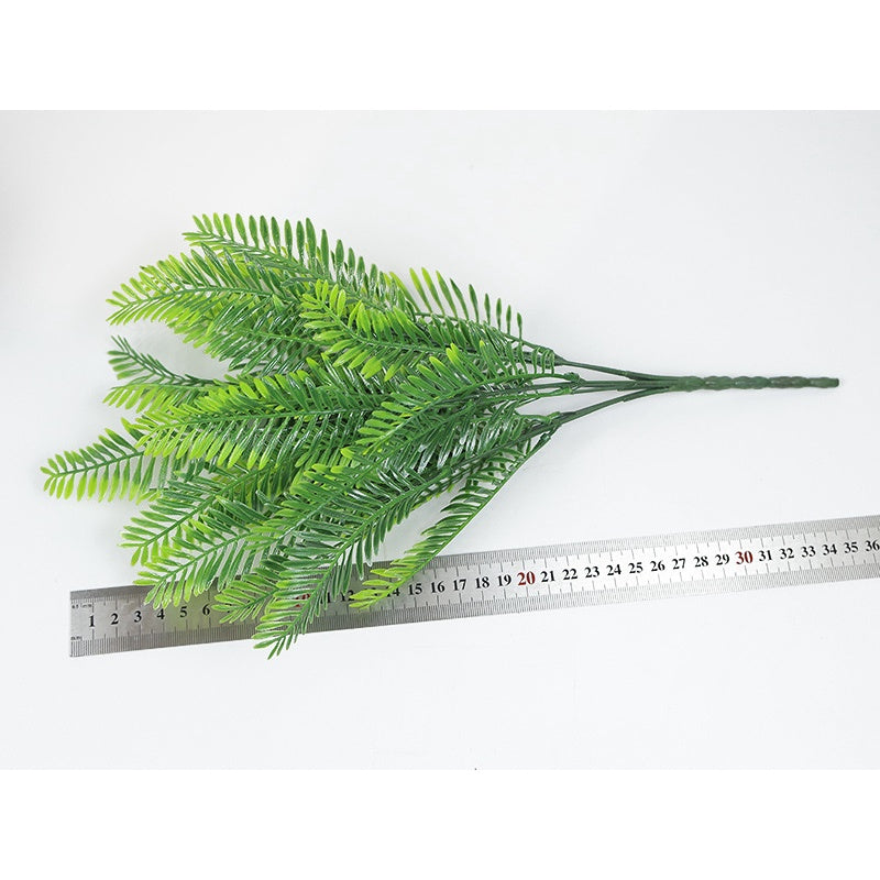 Artificial Shrubs Bushes, Plastic Plants Fern Leaves Fake Persian Grass Wedding Indoor Outdoor Hogar Jardín Kitchen Office Table Centerpieces Arrangements Christmas Decoración