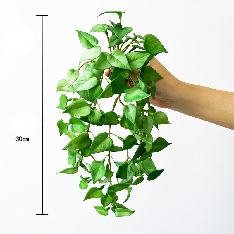 Mini Artificial Trailing Ivy pothos Planta Verde Faux Ivy Planta| Shelf Decoración Hogar Decoración Fake Planta