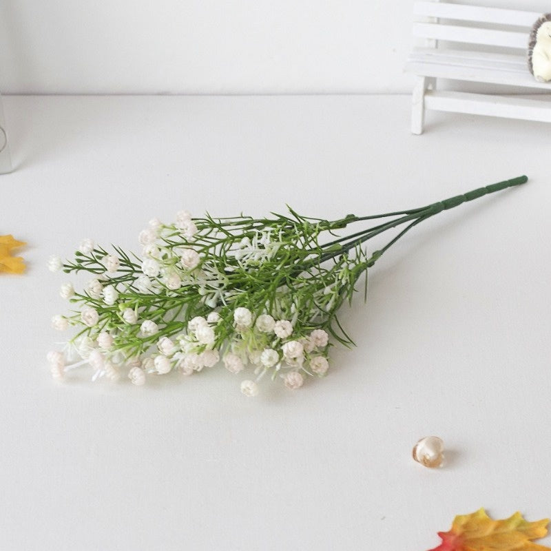Babys Breath Gypsophila Artificial Flowers Bouquets Real Touch Fake Silk Flowers for Hogar Office Bedroom Festival Wedding