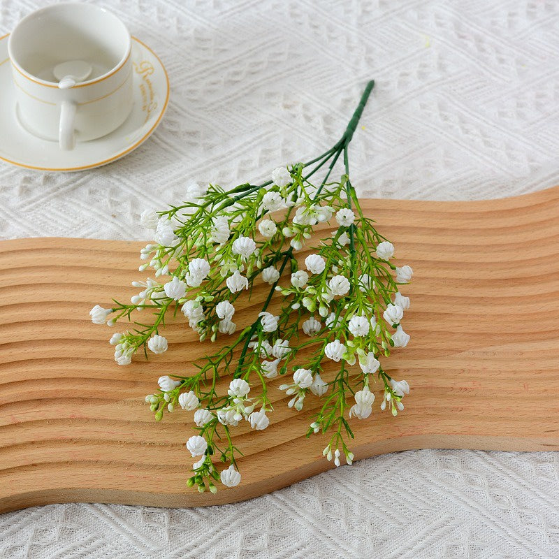 Babys Breath Gypsophila Artificial Flowers Bouquets Real Touch Fake Silk Flowers for Hogar Office Bedroom Festival Wedding
