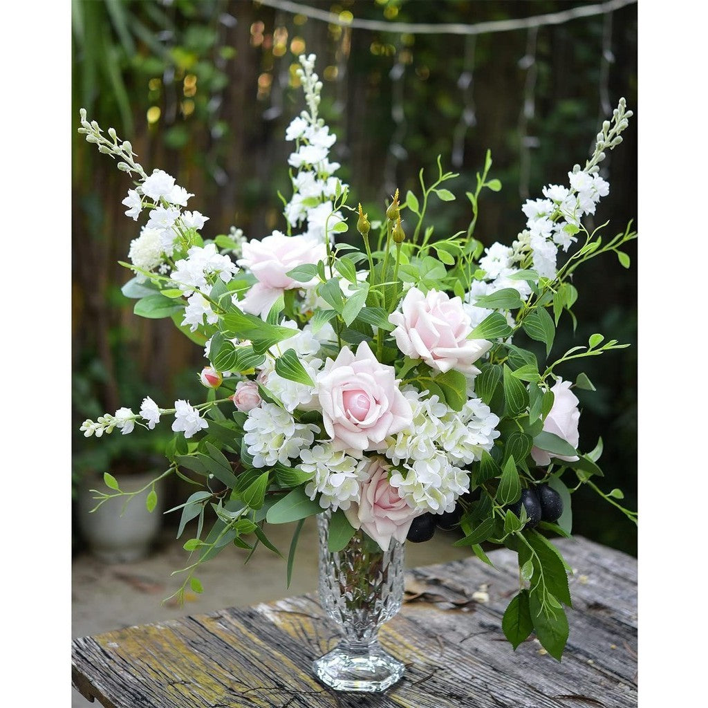 Versatile Decoración Delight: Lush 94cm Elegant Artificial Silk Clematis Leaves for Any Occasion or Event