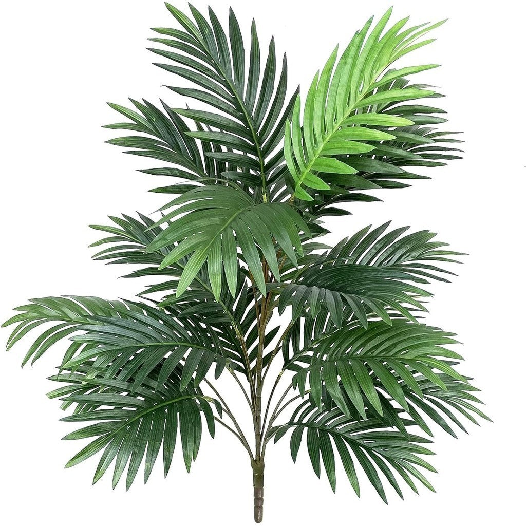 Artificial Palm Tree 30" Tall UV Resistant Tropical Areca Faux Plants Monstera Leaves Floral Arrangement Safari Leaves Party Suppliers Decorations