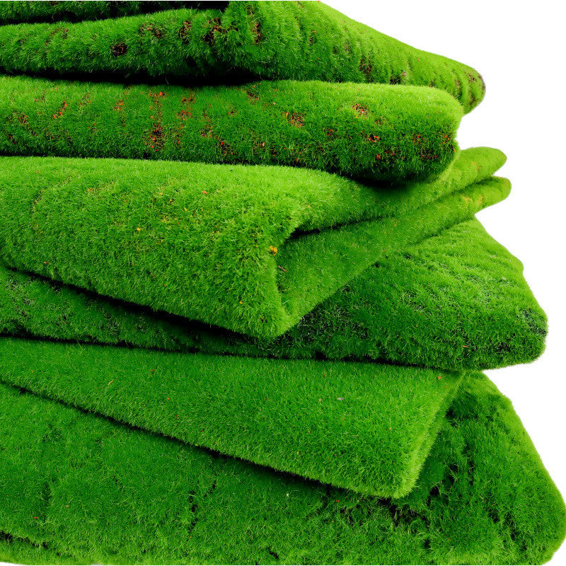 Artificial Moss Mat Fake Grass Rug,DIY Synthetic Turf Landscape Artificial Grass Mats Lawn Carpet for Wedding Hogar Backyard Balcony Indoor Outdoor Decoración